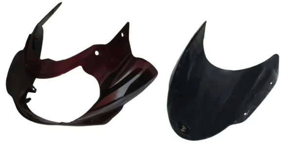 Head Light Visor/mask-bajaj Discover 135cc Digital Meter Red