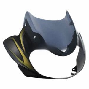 Head Light Visor/mask-bajaj Discover125cc/150cc (3d Type) Black (green Stk)