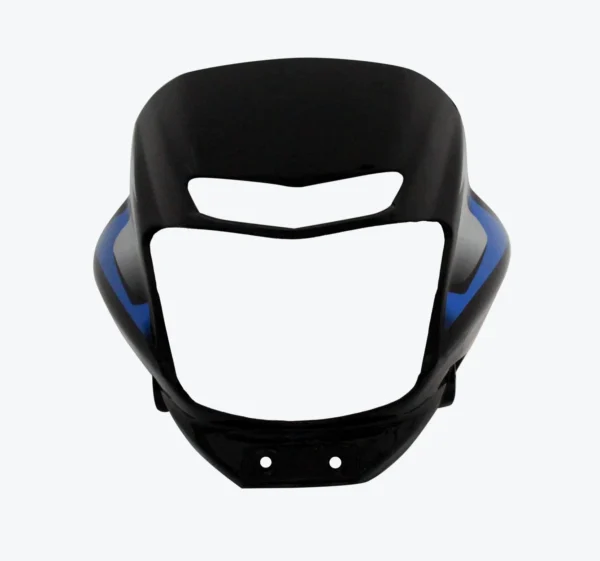 Head Light Visor/mask-bajaj Platina 110 2019 Black (blue Stk)
