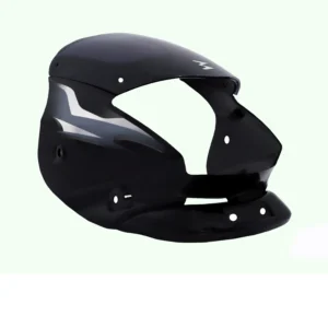 Head Light Visor/mask-bajaj Platina Black (silver Stk)