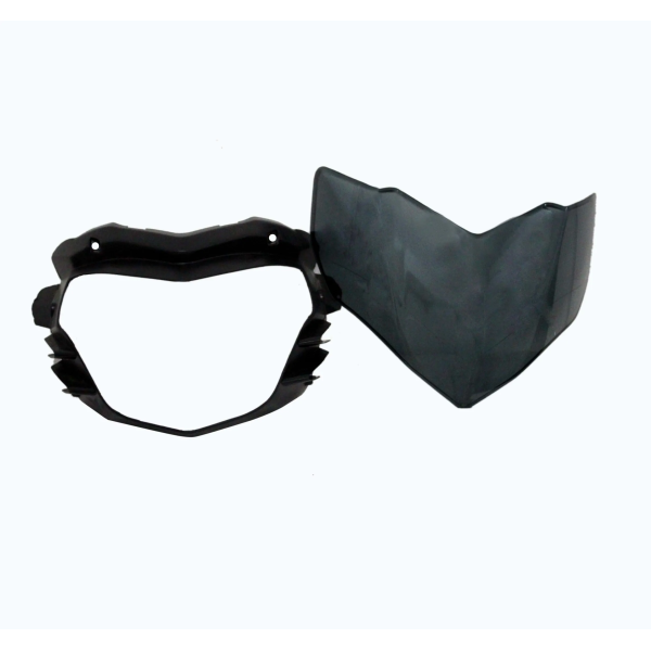 Head Light Visor/mask-bajaj Pulsar 135cc Black (set Of 4)