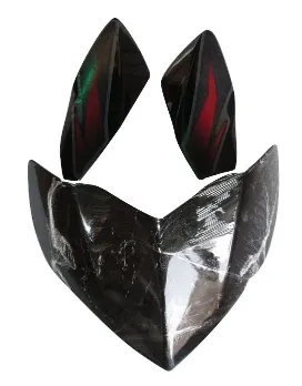 Head Light Visor/mask-bajaj Pulsar 135cc Ug-3 Black/red