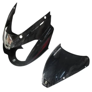 Head Light Visor/mask-bajaj Pulsar 150/180cc Dtsi Ug-6 Black/red