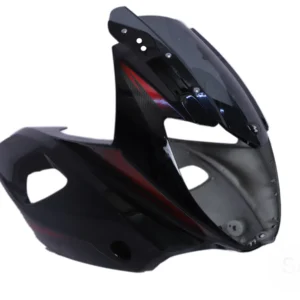 Head Light Visor/mask-bajaj Pulsar 220cc F Black/red
