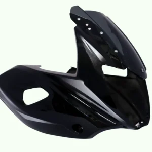 Head Light Visor/mask-bajaj Pulsar 220cc F Black/silver