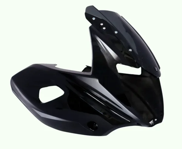 Head Light Visor/mask-bajaj Pulsar 220cc F Black/silver