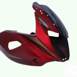 Head Light Visor/mask-bajaj Pulsar 220cc F Red
