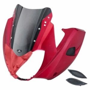 Head Light Visor/mask-bajaj Pulsar 220cc W/g Red