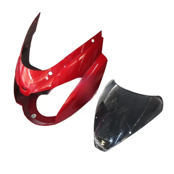 Head Light Visor/mask-bajaj Pulsar Dtsi 200cc N/m Red