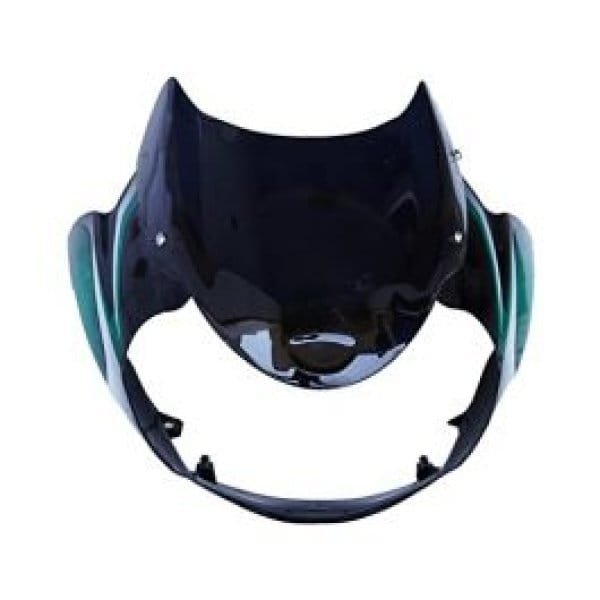 Head Light Visor Mask Compatible For Bajaj Discover 100cc Bk-green