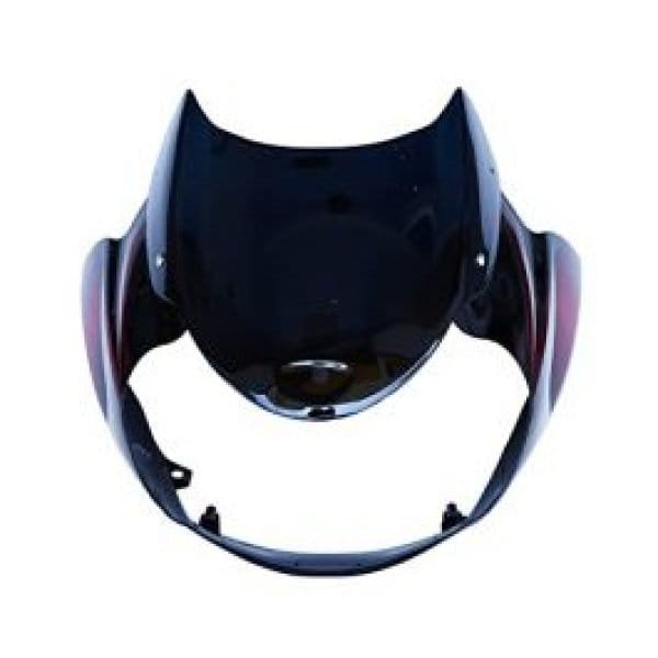 Head Light Visor Mask Compatible For Bajaj Discover 100cc Bk-red