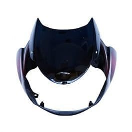 Head Light Visor Mask Compatible For Bajaj Discover 100cc Bk-red