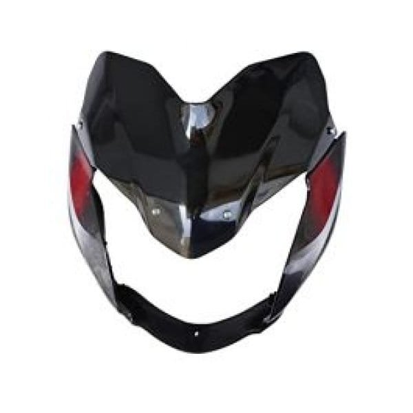 Head Light Visor Mask Compatible For Bajaj Discover 100m Bk-red