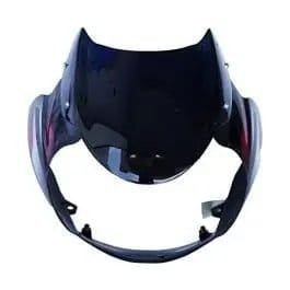 Head Light Visor Mask Compatible For Bajaj Discover 125cc Latest 2015 Bk-red