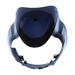 Head Light Visor Mask Compatible For Bajaj Discover Dts-i 125cc Bk-grey
