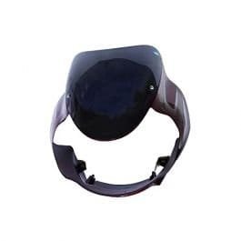 Head Light Visor Mask Compatible For Bajaj Discover Dts-i 125cc Red