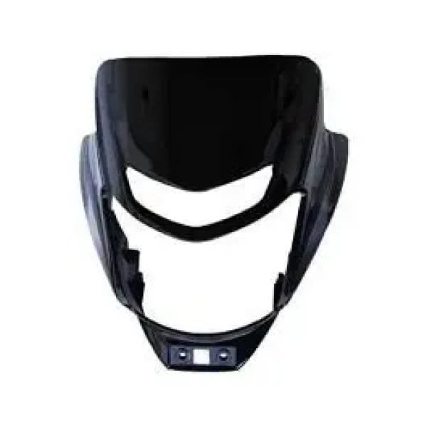 Head Light Visor Mask Compatible For Bajaj Platina 100 Led Bk-grey
