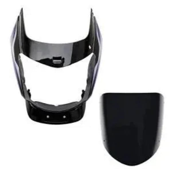 Head Light Visor Mask Compatible For Bajaj Platina 125cc Bk-blue
