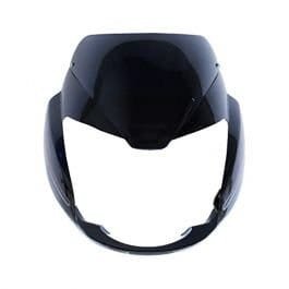 Head Light Visor Mask Compatible For Bajaj Pulsar Ug6 Bk-red