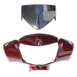 Head Light Visor Mask Compatible For Honda Activa 125cc W.red