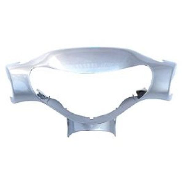 Head Light Visor Mask Compatible For Tvs Scooty Pep Silver
