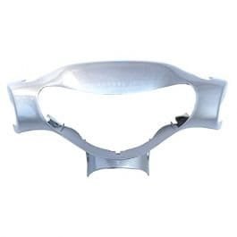 Head Light Visor Mask Compatible For Tvs Scooty Pep Silver