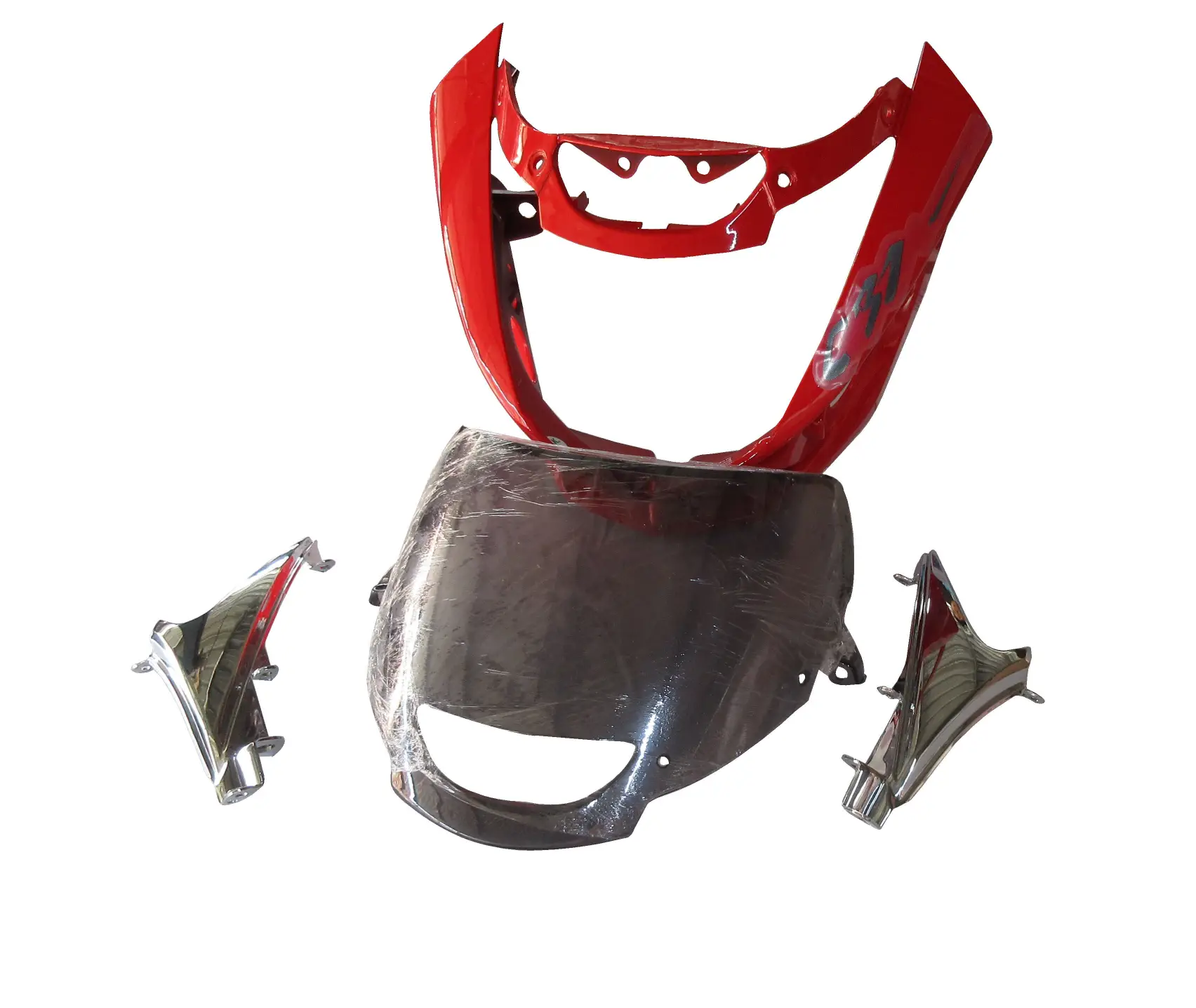 Head Light Visor/mask-hero Cbz Xtreme Sport Red