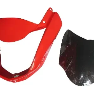 Head Light Visor/mask-hero Cbz Xtreme Type 3 Sport Red