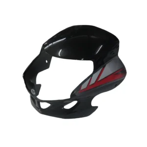 Head Light Visor/mask-hero Cd Deluxe (self Start) Black (red Stk)