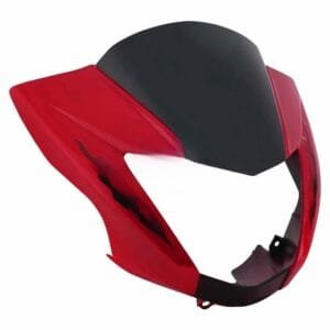 Head Light Visor/mask-hero Glamour Latest N/m (type-4) Red