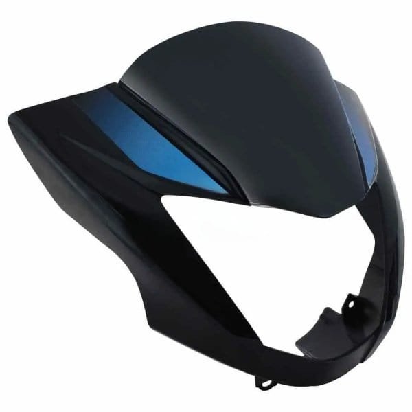 Head Light Visor/mask-hero Glamour Latest N/m (type-5) Black (blue Stk)