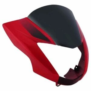 Head Light Visor/mask-hero Glamour Latest N/m (type-5) Red
