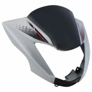 Head Light Visor/mask-hero Glamour Latest N/m (type-6) Silver