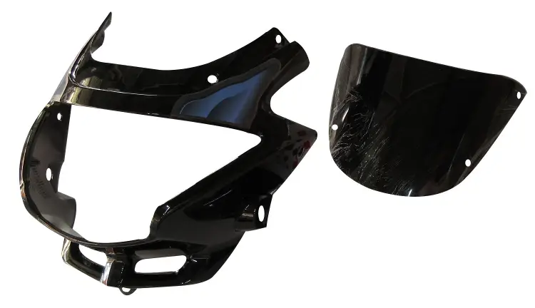 Head Light Visor/mask-hero Glamour N/m Black (blue)