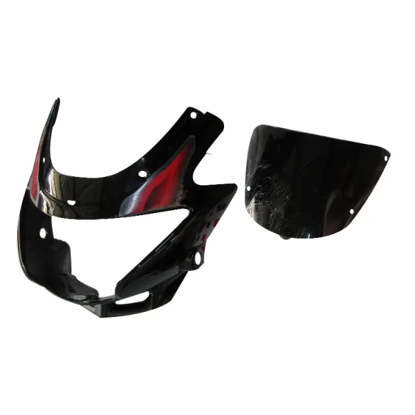 Head Light Visor/mask-hero Glamour N/m Black (red)
