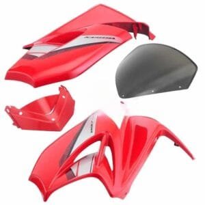 Head Light Visor/mask-hero Karizma-r Sports Red