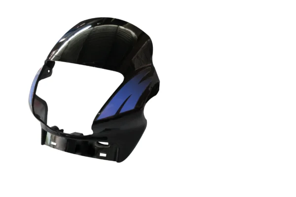 Head Light Visor/mask-hero Passion Plus Black (blue Stk)