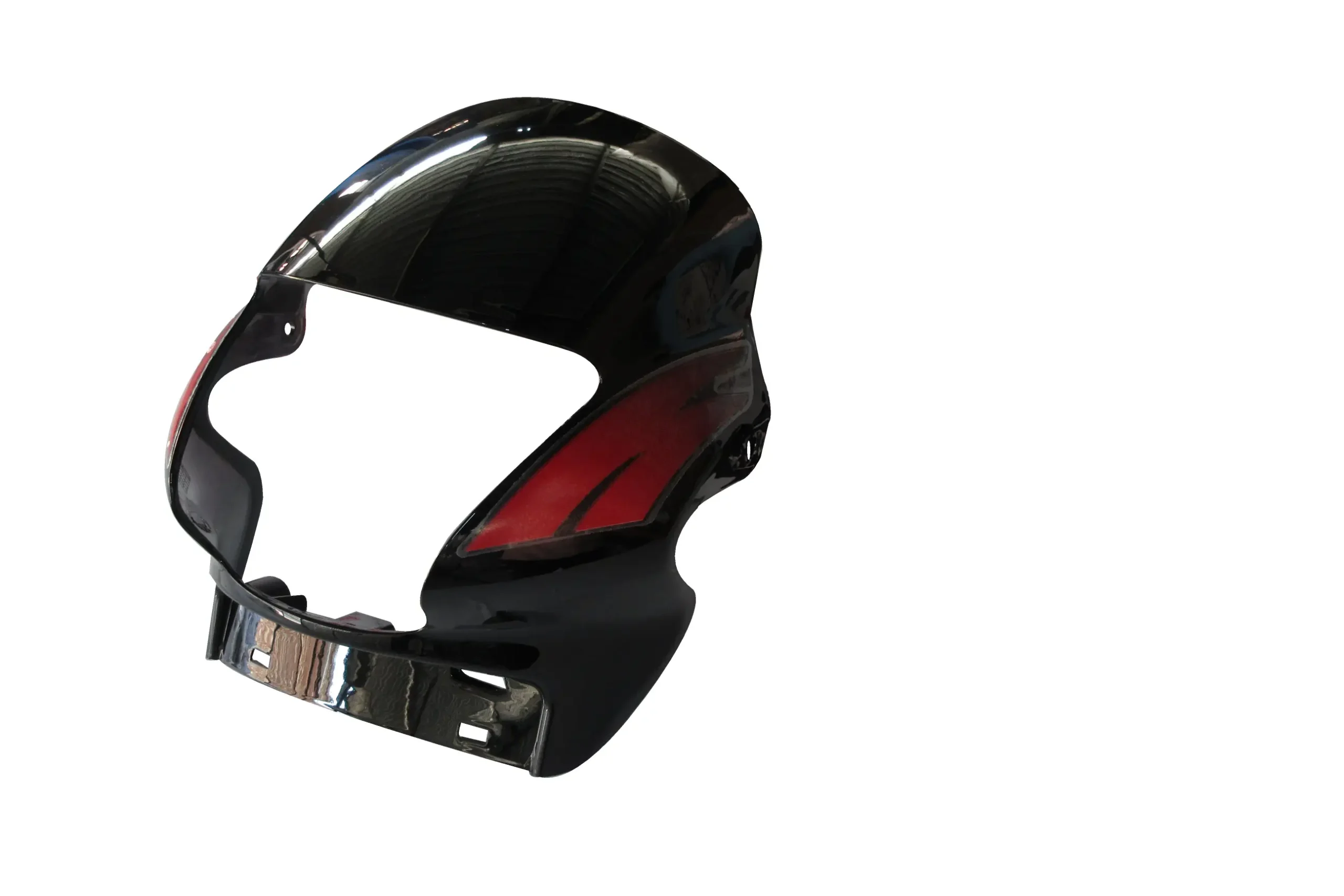 Head Light Visor/mask-hero Passion Plus Black (red Stk)
