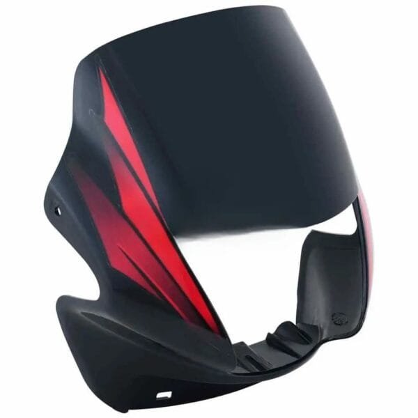 Head Light Visor/mask-hero Passion Plus Latest Black (red Stk)