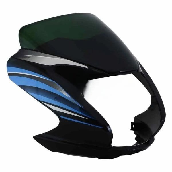 Head Light Visor/mask-hero Passion Pro Type 3 Black(blue Stk)