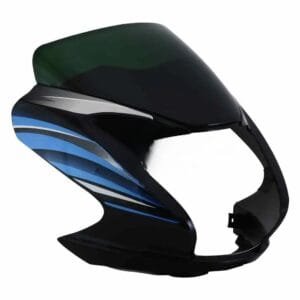 Head Light Visor/mask-hero Passion Pro Type 3 Black(blue Stk)