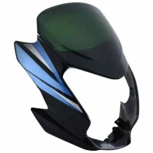 Head Light Visor/mask-hero Passion Xpro Black (blue Stk)