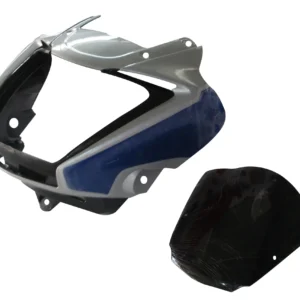 Head Light Visor/mask-hero Splendor I-smart Silver-blue Bike
