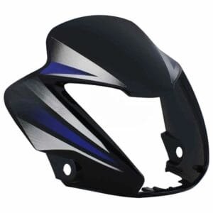 Head Light Visor/mask-hero Splendor Nxg Latest Black (blue Stk)