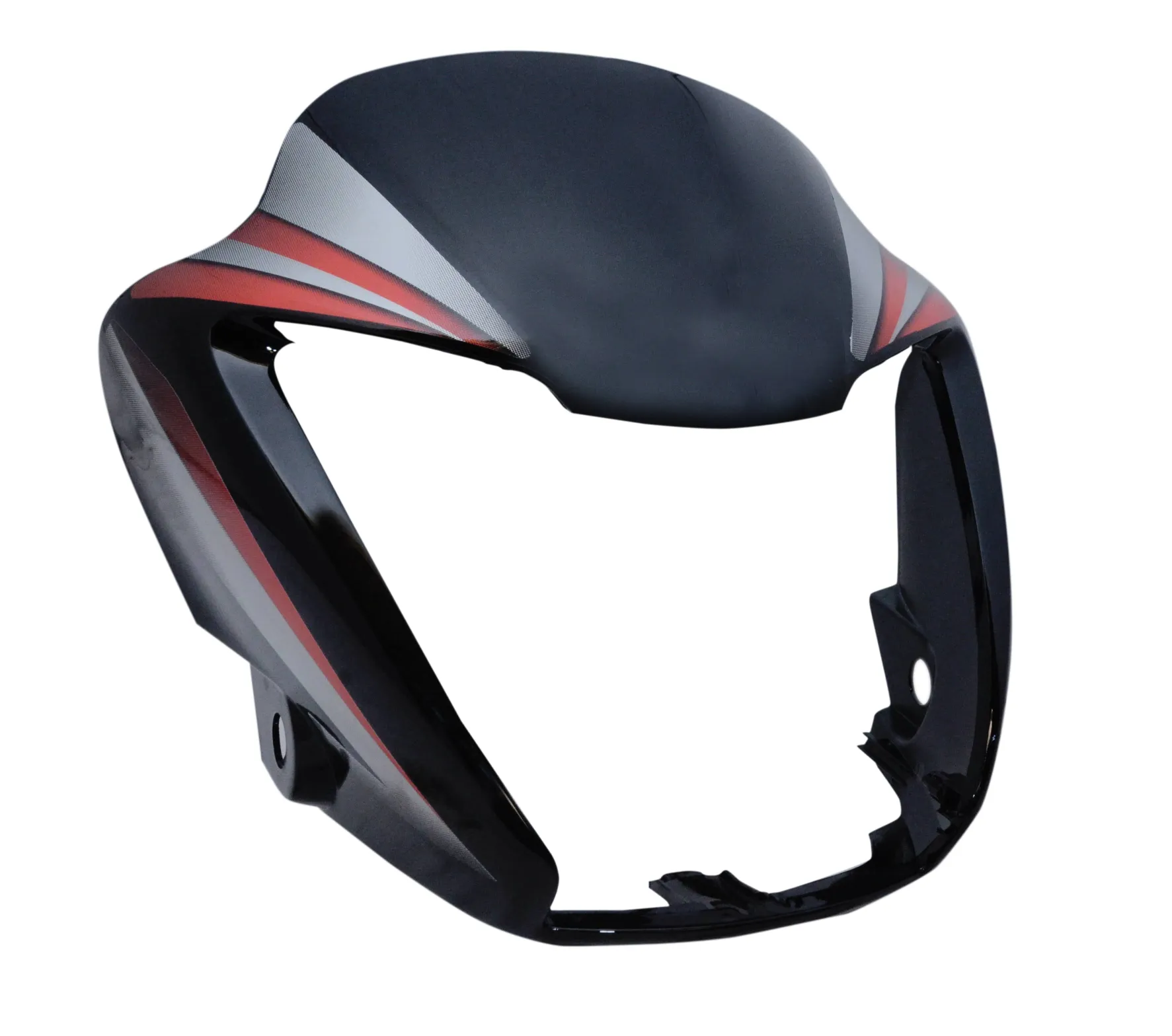 Head Light Visor/mask-hero Splendor Nxg Latest Black (red Stk)