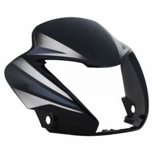 Head Light Visor/mask-hero Splendor Nxg Latest Black (silver Stk)