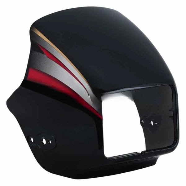 Head Light Visor/mask-hero Splendor Plus N/m (aw) Black (red Stk)