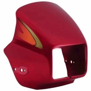 Head Light Visor/mask-hero Splendor Plus N/m (new Graphics) Red