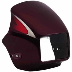 Head Light Visor/mask-hero Splendor Plus N/m (new Graphics) Wine Red