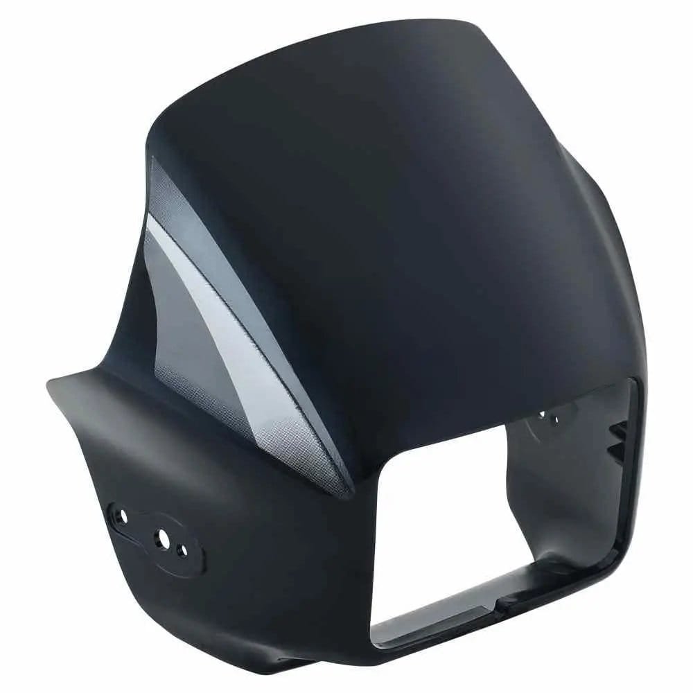 Head Light Visor/mask-hero Splendor Pro Black (grey Stk)